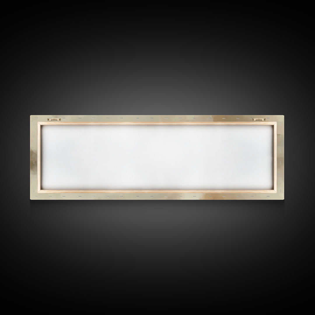 Cross Of Dawn, Framed Canvas Print, Panoramic Painting, Christian Art Canvas, Christian Wall Art, Minimalist Christian Art, Christmas Art