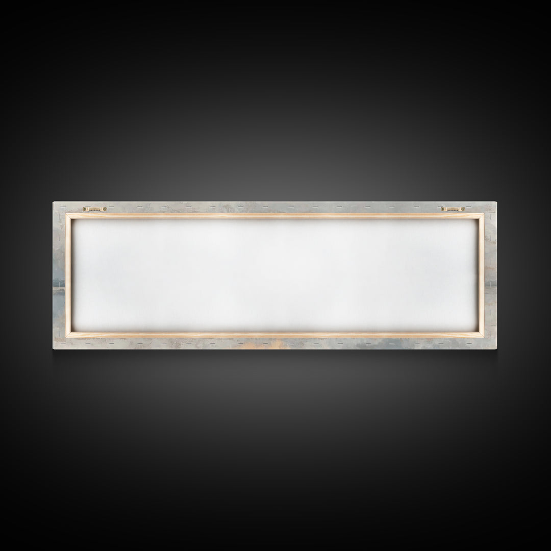 Reflections Of Hope – Framed Canvas Print – Panoramic Painting – Christian Wall Art – Christian Art Canvas – Christmas Art – Modern Christi
