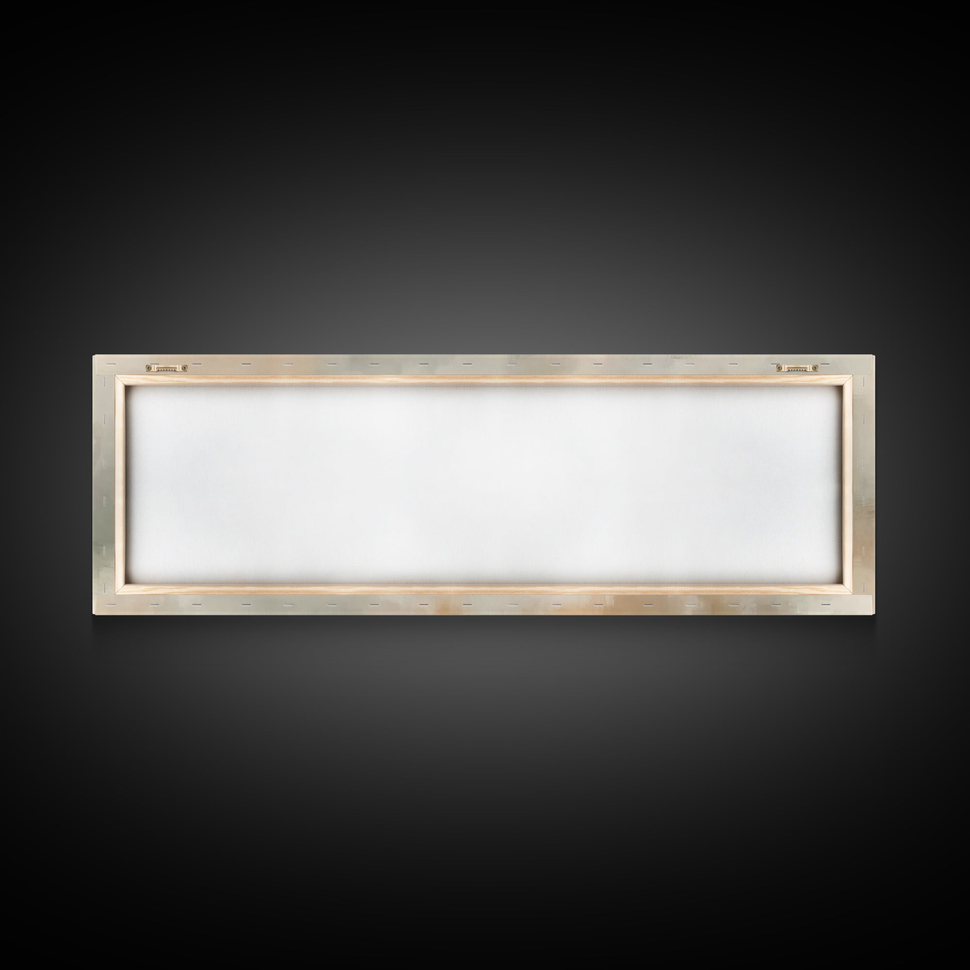 Sacred Manger Light – Framed Canvas Print – Christmas Art – Panoramic Frame – Christian Christmas Decor – Christian Painting – Christian Ar