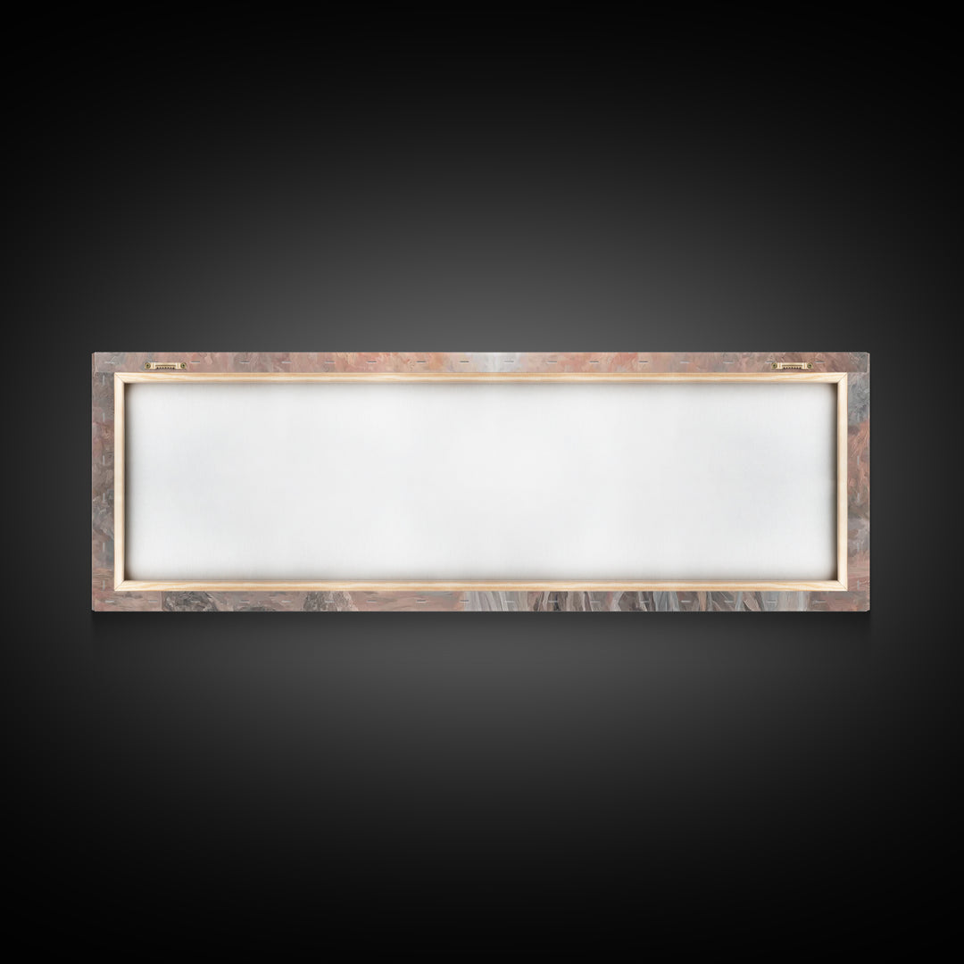 Lamb Of Light – Framed Canvas Print – Christian Art Canvas – Panoramic Wall Art – Christian Christmas Art – Jesus Art Print – Christian Dec
