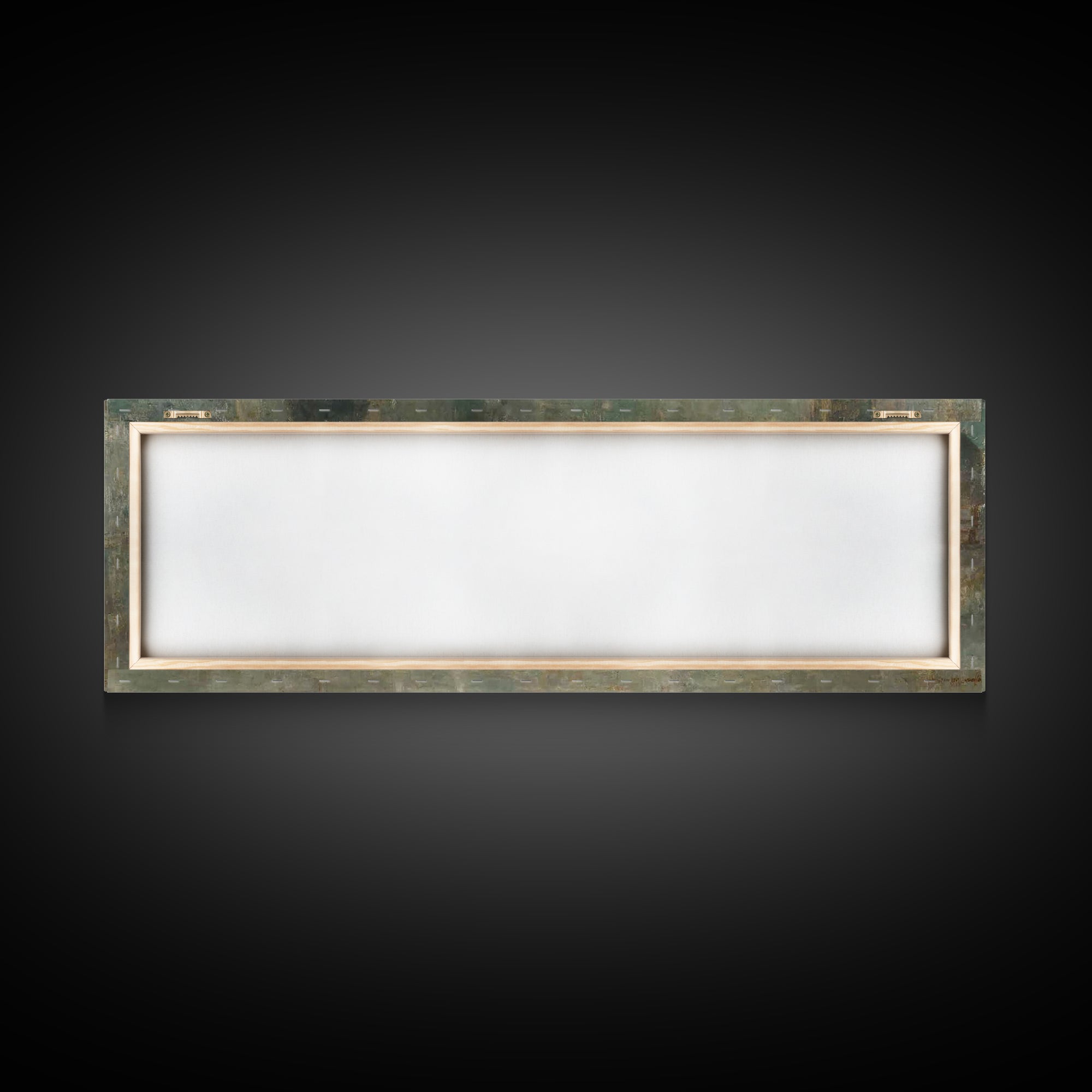 Holy Night Hope – Framed Canvas Print – Christian Wall Art – Birth Of Jesus Painting – Christmas Art – Christian Art Canvas – Panoramic Art