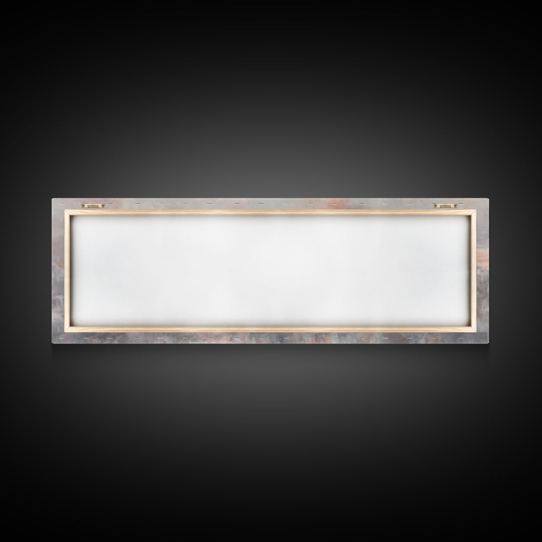 Dawn Of Renewal | Framed Canvas Print | Christian Wall Art | Christian Art Canvas | Christian Painting | Christmas Art Prints | Panoramic P