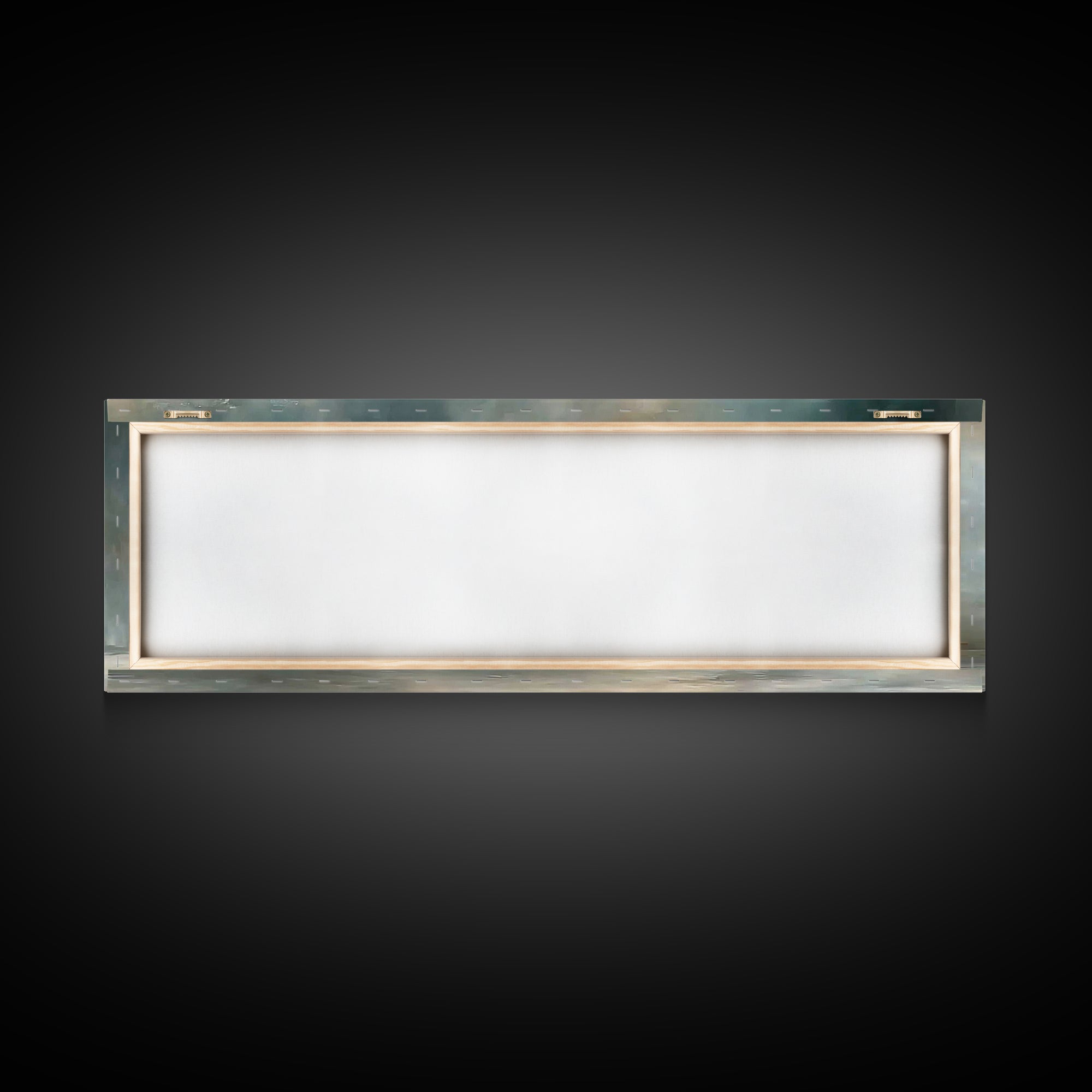 Sanctuary Flame – Framed Canvas Print – Panoramic Print – Christian Christmas Art – Christian Wall Art – Christian Art Canvas