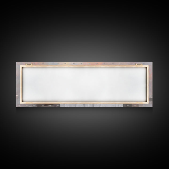 Table Of Blessing – Framed Canvas Print – Christian Wall Art – Christian Art Canvas – Christian Painting – Christmas Art – Panoramic Frame