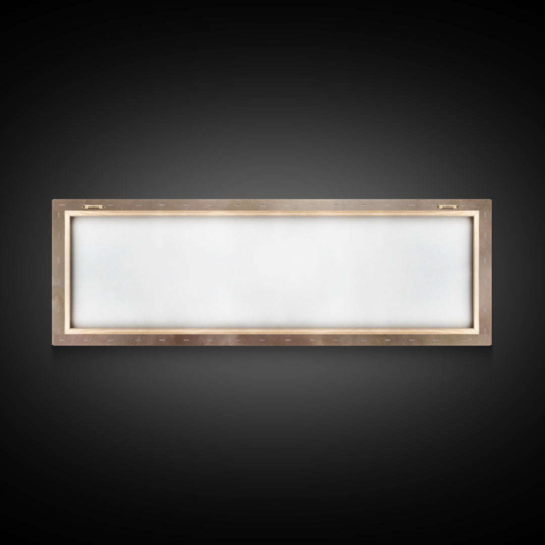 Sacred Table Light, Framed Canvas Print, Christian Art Canvas, Christian Wall Art, Panoramic Painting, Christmas Art
