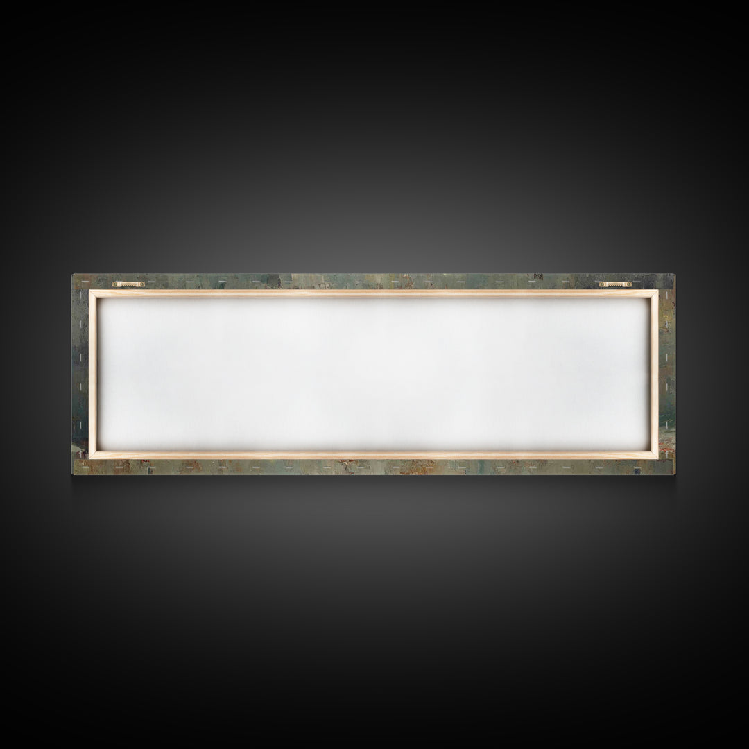 Sanctified Offering | Framed Canvas Print | Christian Art Canvas | Panoramic Art | Christian Wall Art | Christmas Art