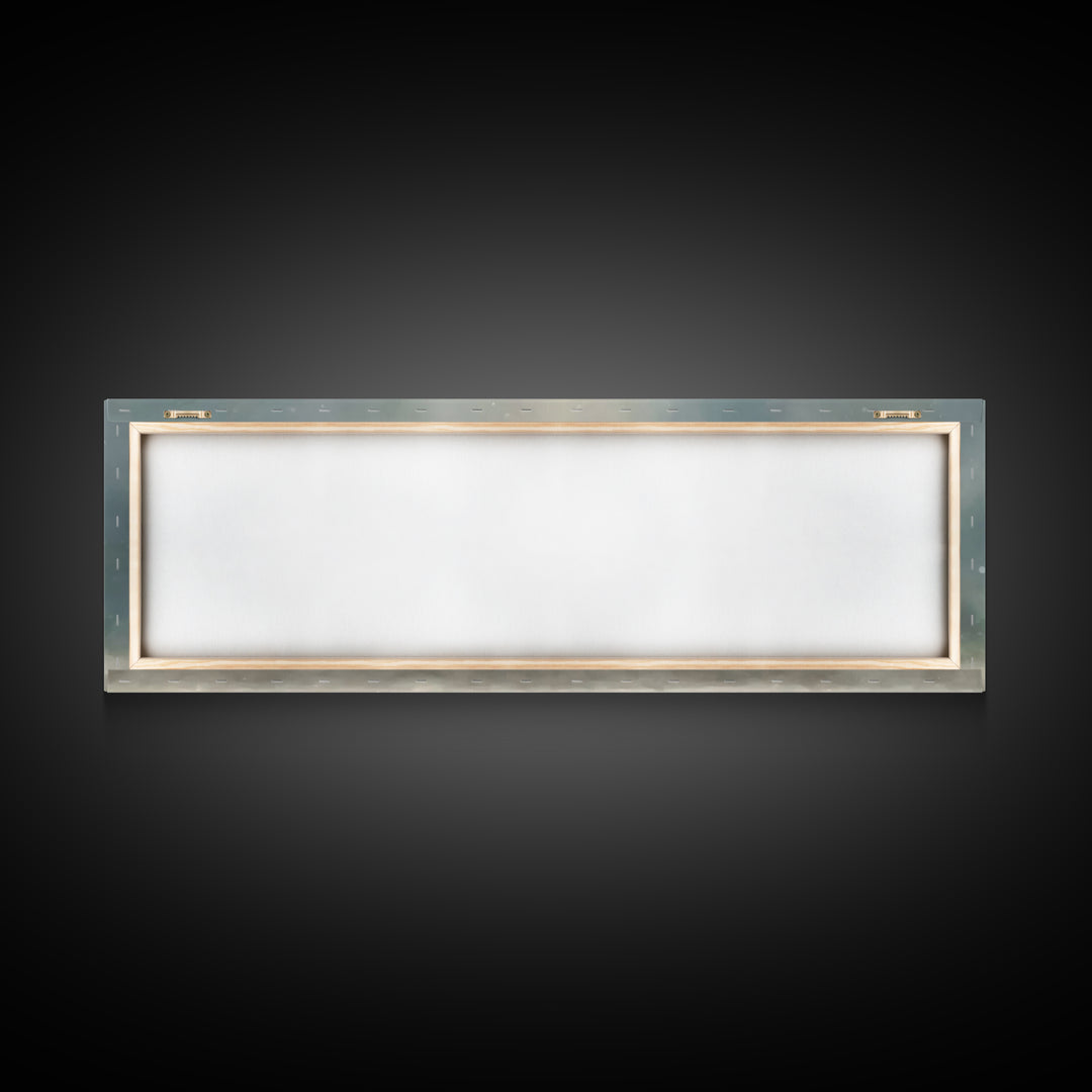 Lily Crown Glory – Framed Canvas Print – Christian Wall Art – Panoramic Wall Art – Christian Christmas Art – Christian Art Canvas