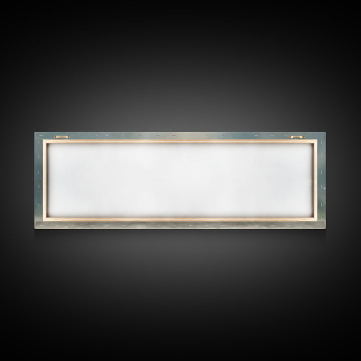 Lily Crown Glory – Framed Canvas Print – Christian Wall Art – Panoramic Wall Art – Christian Christmas Art – Christian Art Canvas