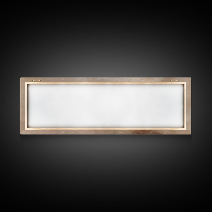 Hallowed Glow | Framed Canvas Print | Christian Art Canvas | Panoramic Art | Christian Wall Art | Christian Christmas Art