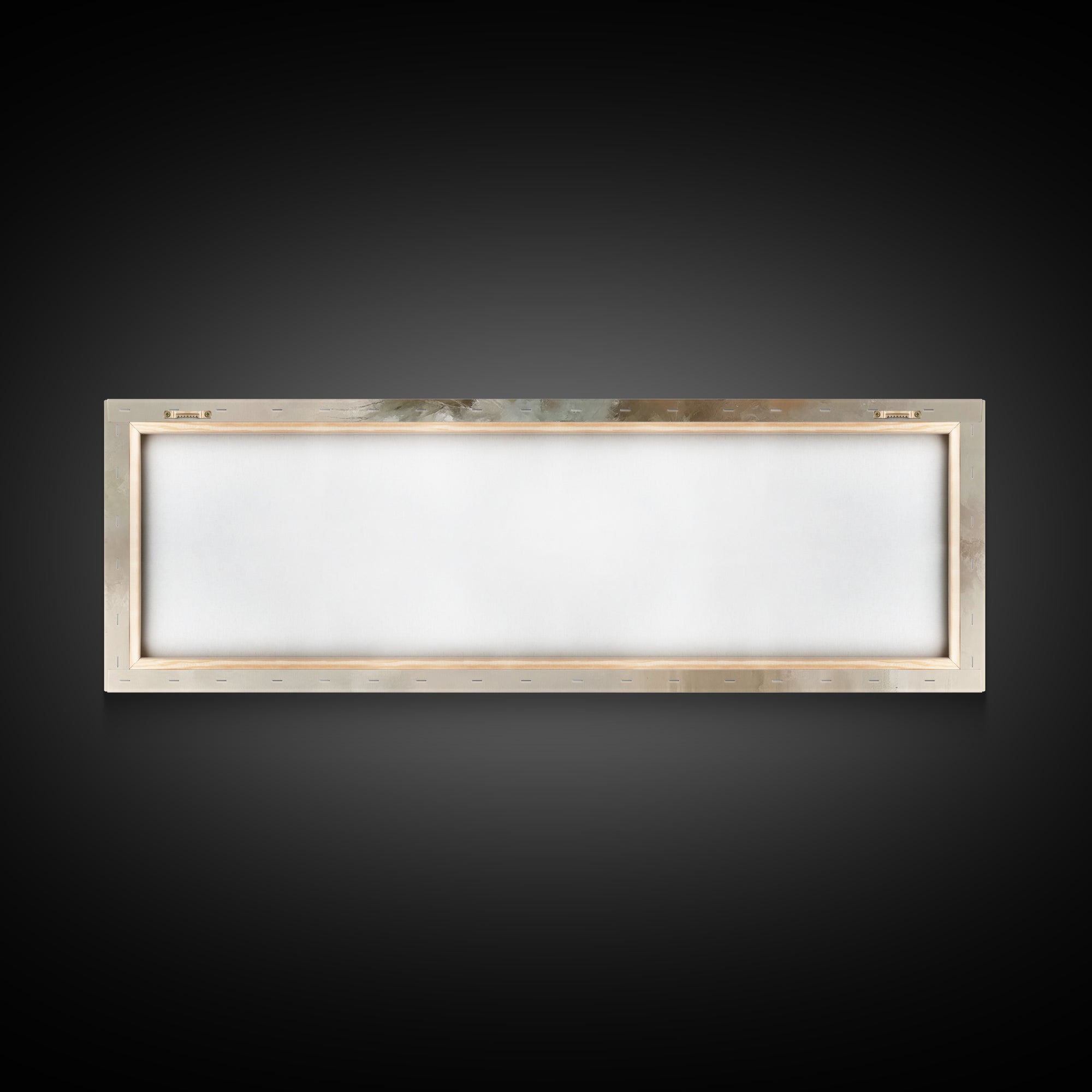Gentle Advent Calm – Framed Canvas Print – Christmas Art – Panoramic Frame – Christian Wall Art – Modern Christian Art – Christmas Canvas W