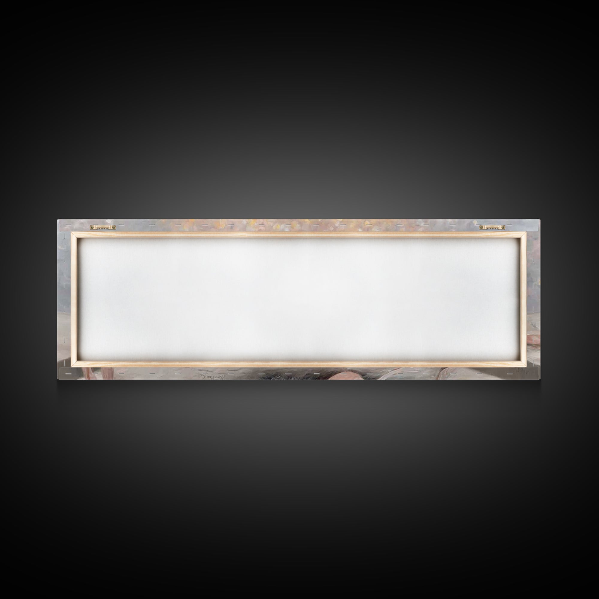 Winter Devotion – Framed Canvas Print – Christian Art Canvas – Panoramic Art – Christian Christmas Art – Christian Wall Art