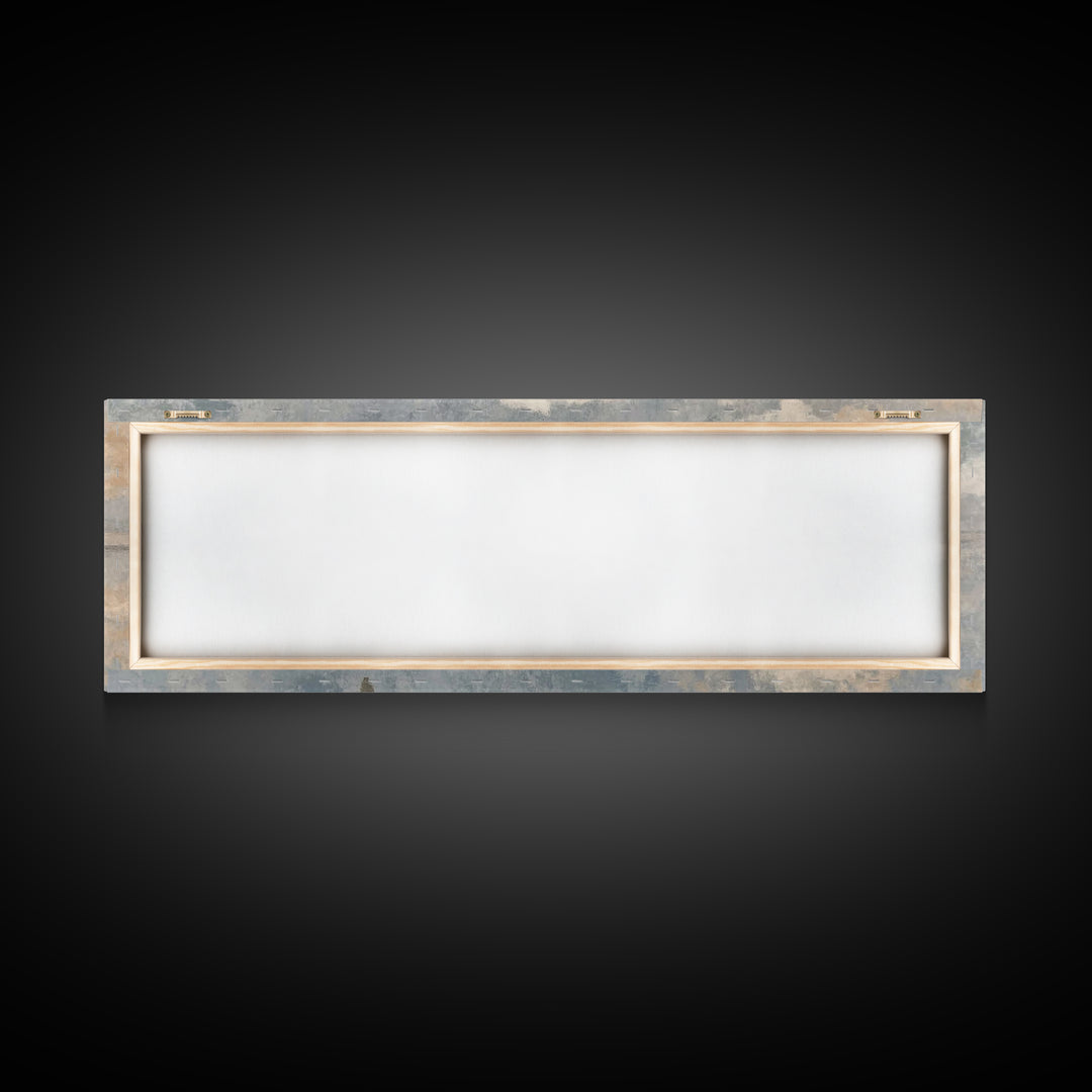 Sky Of Promise – Framed Canvas Print – Panoramic Painting – Christian Wall Art – Jesus Canvas Art – Christian Art Print