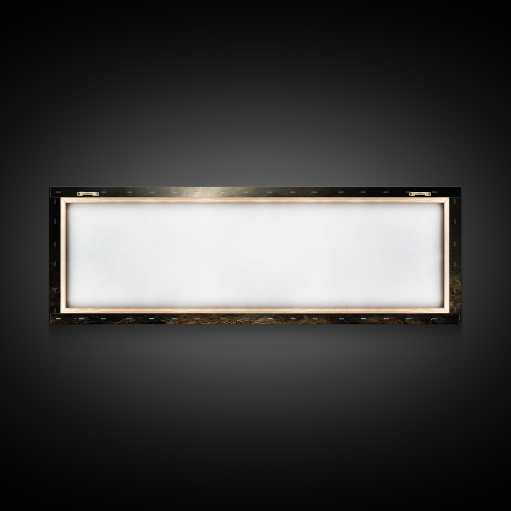 Holy Night Radiance, Framed Canvas Print, Christian Christmas Art, Jesus Painting, Panoramic Art, Christian Wall Art, Christian Art Canvas,