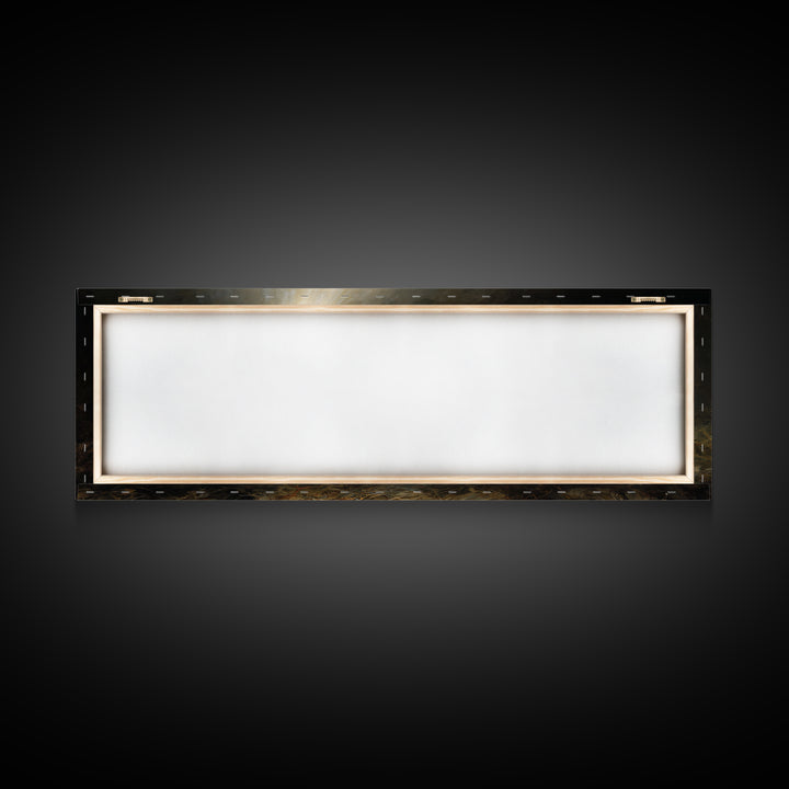 Holy Night Radiance, Framed Canvas Print, Christian Christmas Art, Jesus Painting, Panoramic Art, Christian Wall Art, Christian Art Canvas,