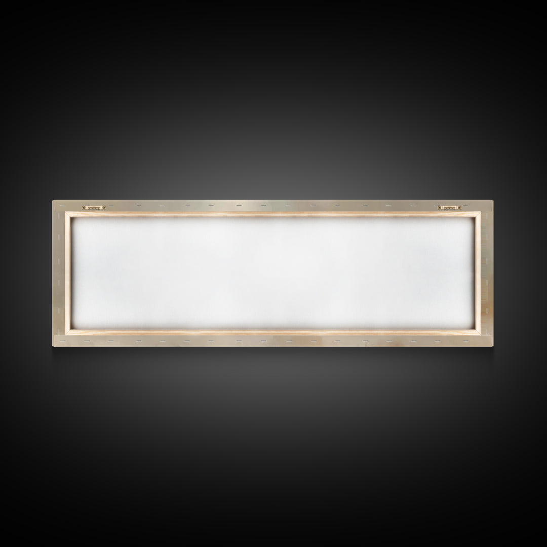 Soft Manger Light – Framed Canvas Print – Christian Wall Art – Panoramic Frame – Christian Christmas Art – Christian Art Canvas – Christmas