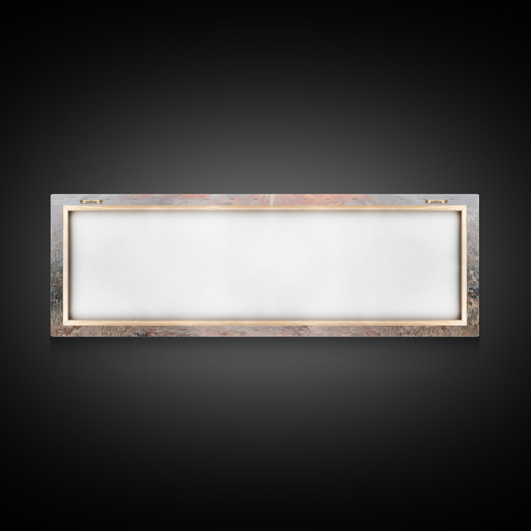 Manger Star Rising, Framed Canvas Print, Panoramic Art, Christian Wall Art, Christian Christmas Art, Jesus Art Print, Christmas Canvas Wall