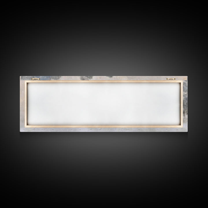 Winter Chapel Peace | Framed Canvas Print | Panoramic Art | Christian Wall Art | Christian Art Canvas | Christmas Art | Christian Christmas
