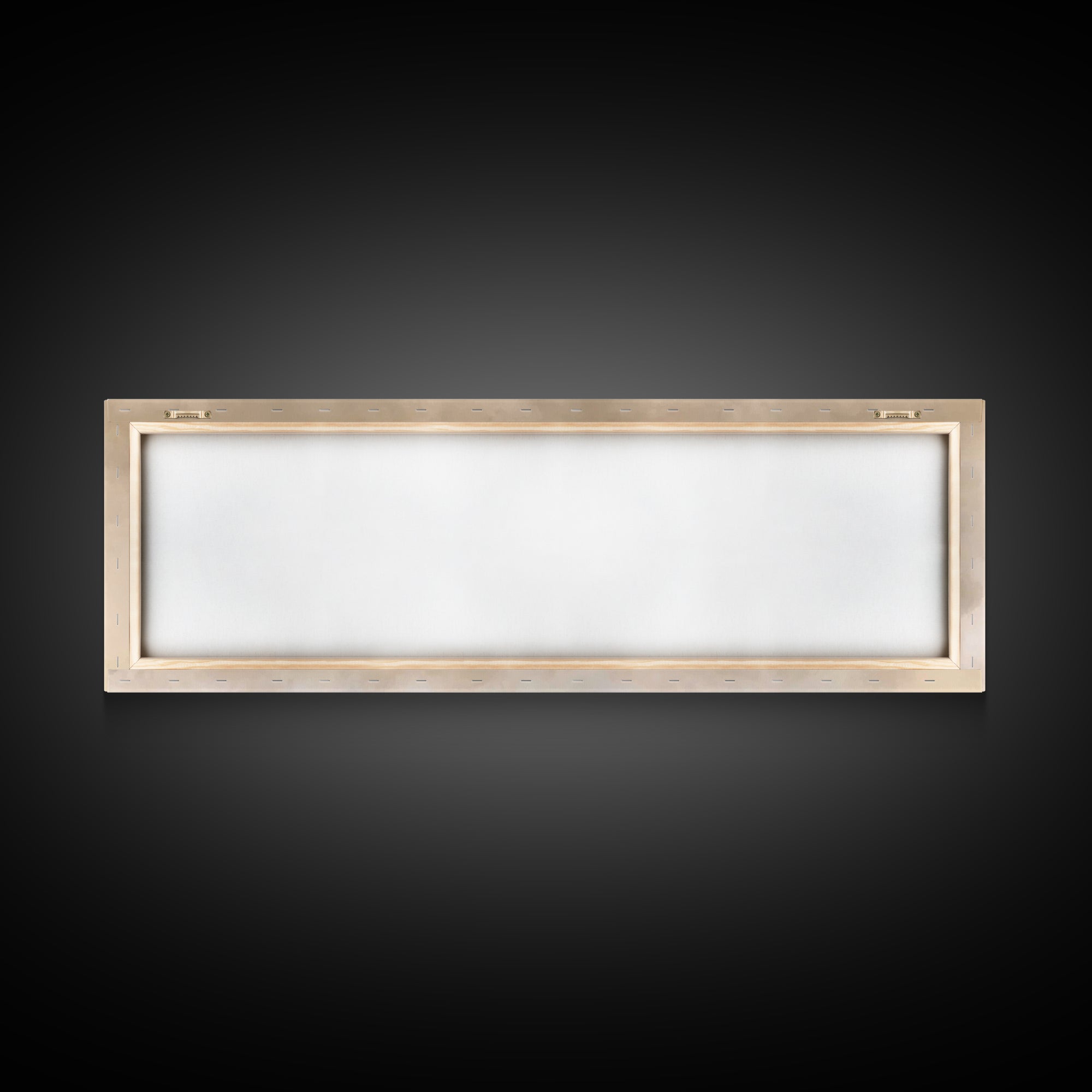 Foggy Chapel Stillness, Framed Canvas Print, Panoramic Frame, Christian Art Canvas, Christmas Art, Christian Wall Art, Christian Christmas