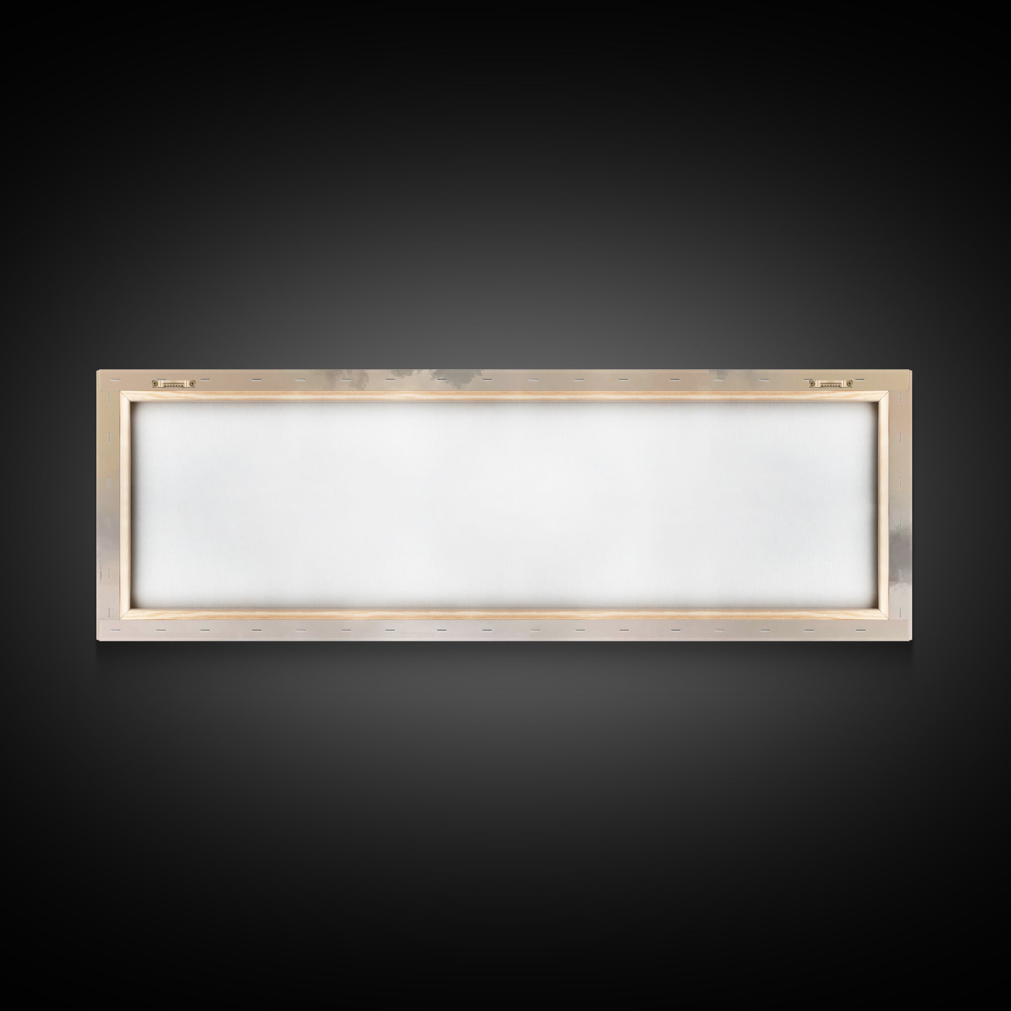 Silent Chapel Glow, Framed Canvas Print, Christian Wall Art, Christmas Canvas Wall Art, Christian Christmas Art, Panoramic Print, Christian