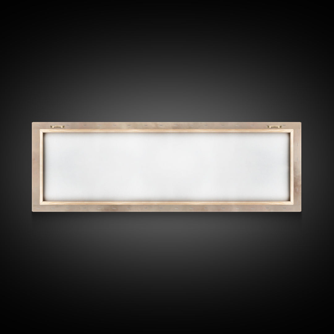 Veil Of Presence – Framed Canvas Print – Christian Art – Minimalist Christian Art – Subtle Christian Paintings – Panoramic Art – Christian