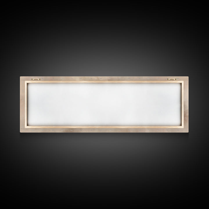 Veil Of Presence – Framed Canvas Print – Christian Art – Minimalist Christian Art – Subtle Christian Paintings – Panoramic Art – Christian