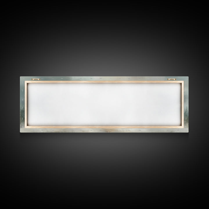 Morning Grace Walk, Framed Canvas Print, Christian Wall Art, Christian Art Canvas, Jesus Art Print, Panoramic Painting, Modern Christian Pa