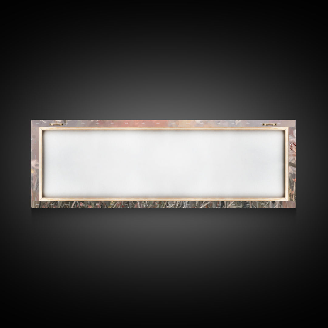 Garden Of Gentle Rest | Framed Canvas Print | Christian Wall Art | Christian Art Canvas | Christian Decor For Home | Panoramic Art | Christ