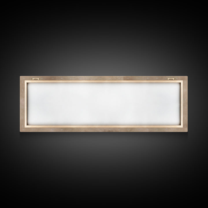 Radiant Advent Glow | Framed Canvas Print | Christian Christmas Art | Christian Wall Art | Christmas Canvas Wall Art | Panoramic Wall Art |