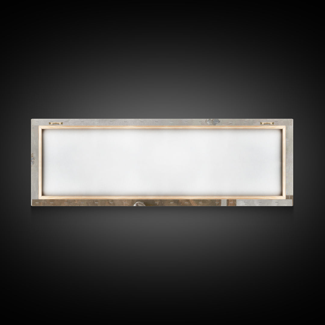 Hopeful Pasture Light – Framed Canvas Print – Christian Art – Panoramic Painting – Christian Art Prints – Christmas Art Work – Christian De