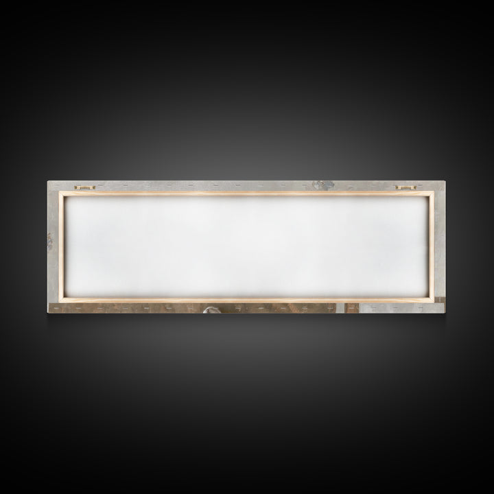 Hopeful Pasture Light – Framed Canvas Print – Christian Art – Panoramic Painting – Christian Art Prints – Christmas Art Work – Christian De