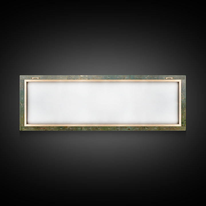 Quiet Meadow Grace, Framed Canvas Print, Christian Wall Art, Panoramic Frame, Christmas Art Prints, Christian Art Painting, Christian Gift