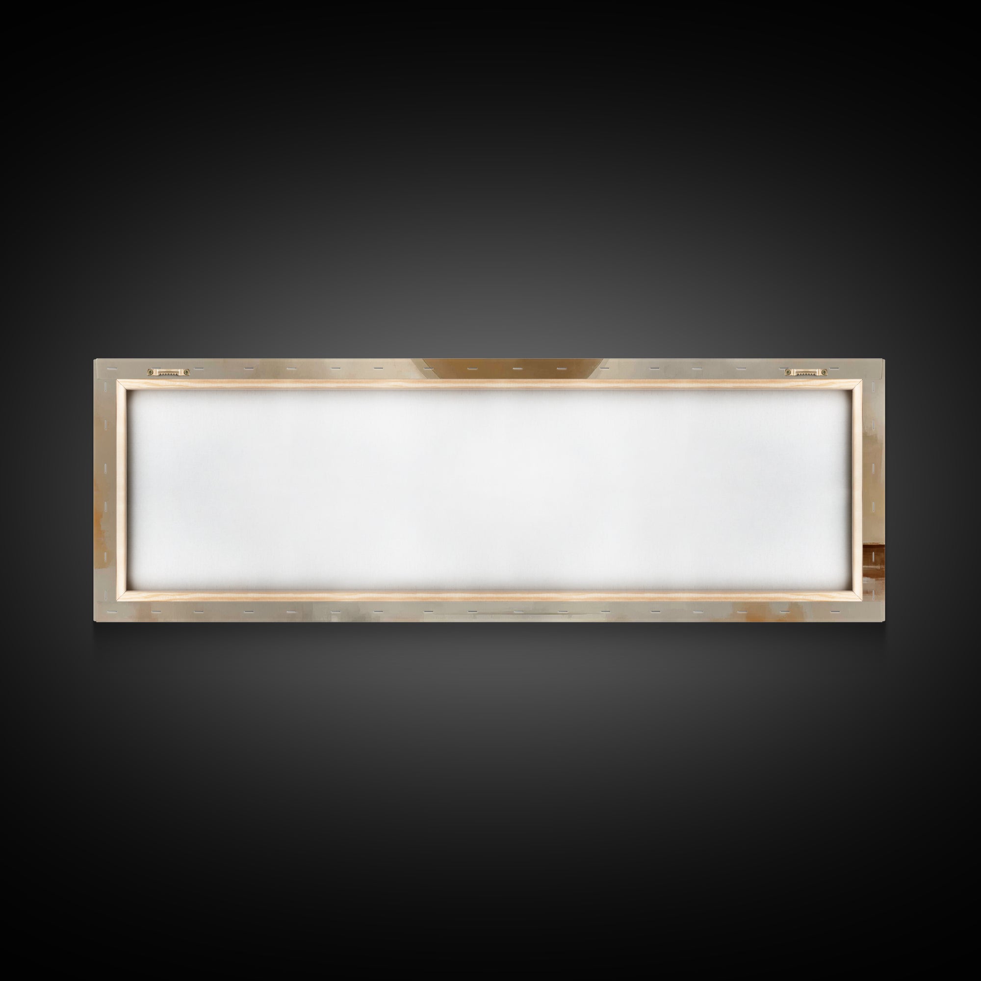 Holy Sanctuary Calm – Framed Canvas Print – Christian Art – Christian Wall Art – Panoramic Painting – Christmas Art – Christian Art Canvas