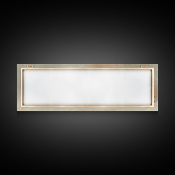 Little Holy Cradle, Framed Canvas Print, Panoramic Painting, Christian Art Canvas, Christian Wall Art, Christmas Art, Christian Christmas A