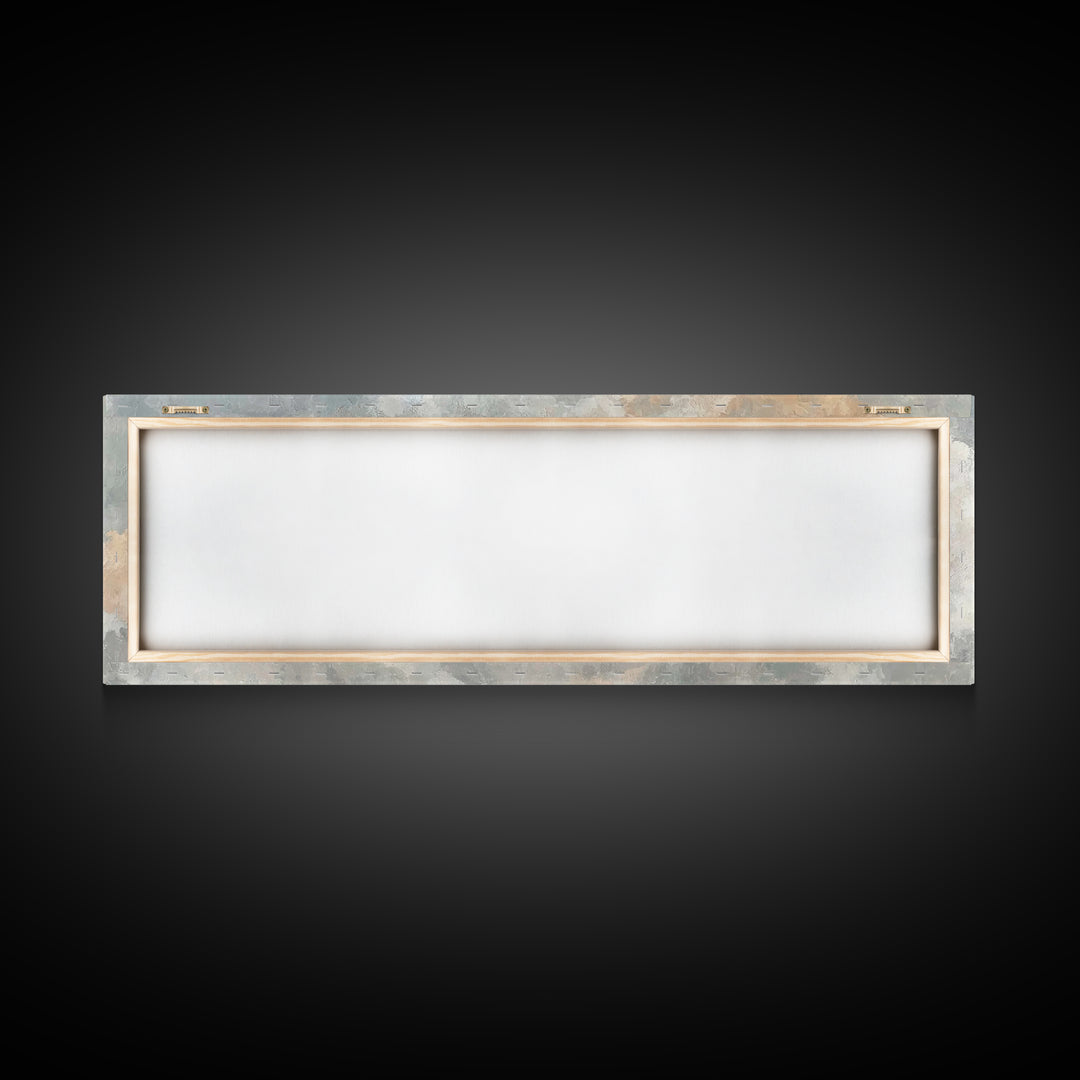 Supper Of Light – Framed Canvas Print – Christian Art – Panoramic Art – Christian Wall Art – Jesus Christmas Art – Christian Decoration