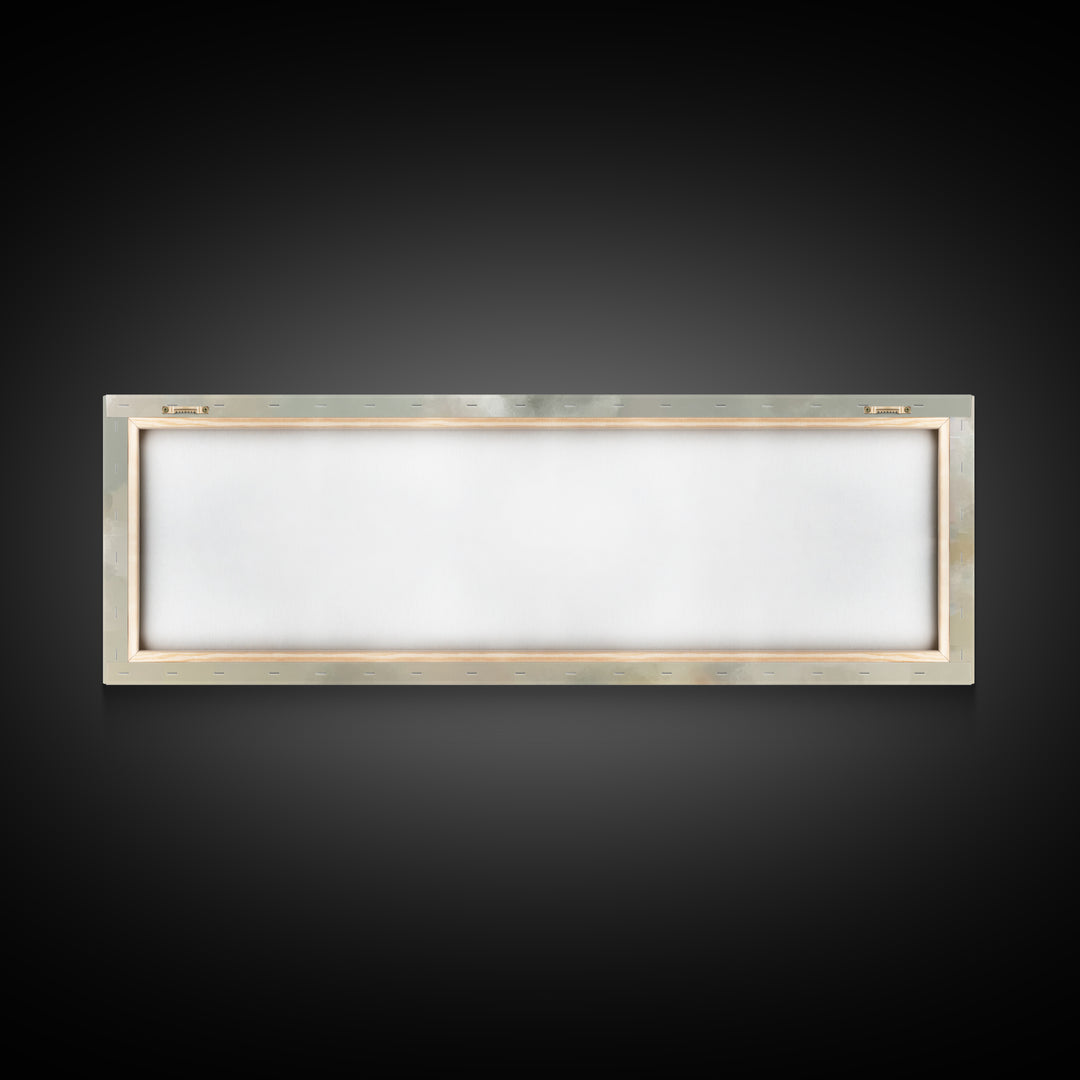 Cloudborne Gathering | Framed Canvas Print | Christian Art | Jesus Wall Art | Panoramic Painting | Christian Christmas Decor | Christian Ar