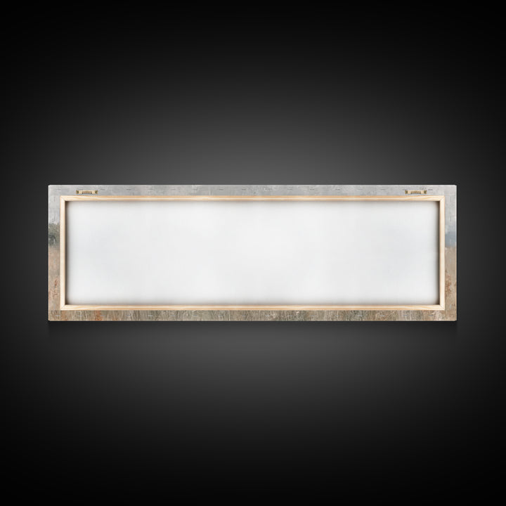 Pastoral Grace – Framed Canvas Print – Christian Wall Art – Jesus Painting – Panoramic Art – Christian Art Canvas – Christmas Art