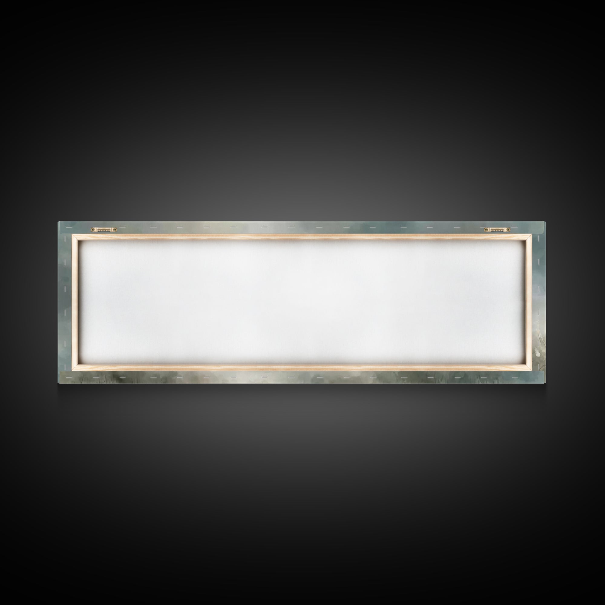 Heavenly Stillness, Framed Canvas Print, Christian Wall Art, Panoramic Frame, Jesus Art Print, Christian Christmas Art, Christian Decor