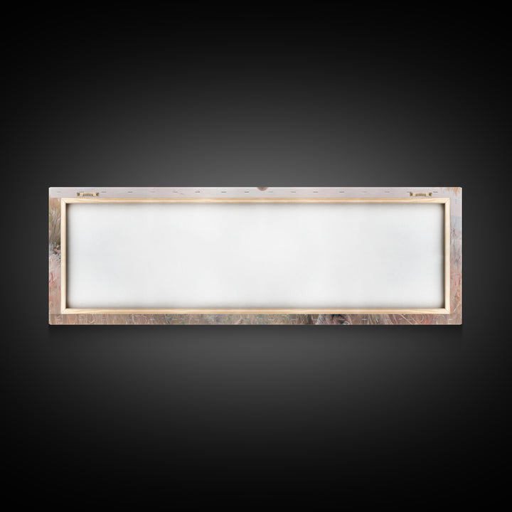 Sacred Quiet | Framed Canvas Print | Christian Wall Art | Panoramic Painting | Jesus Canvas Art | Christian Art Print | Christmas Art