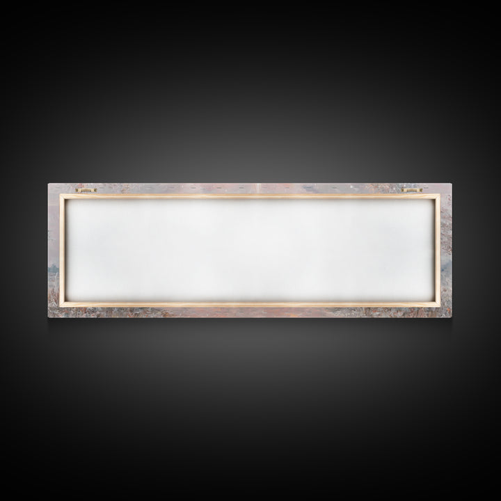 Radiant Dawn Cross, Framed Canvas Print, Christian Wall Art, Panoramic Painting, Christmas Art, Christian Art Canvas, Christian Decor