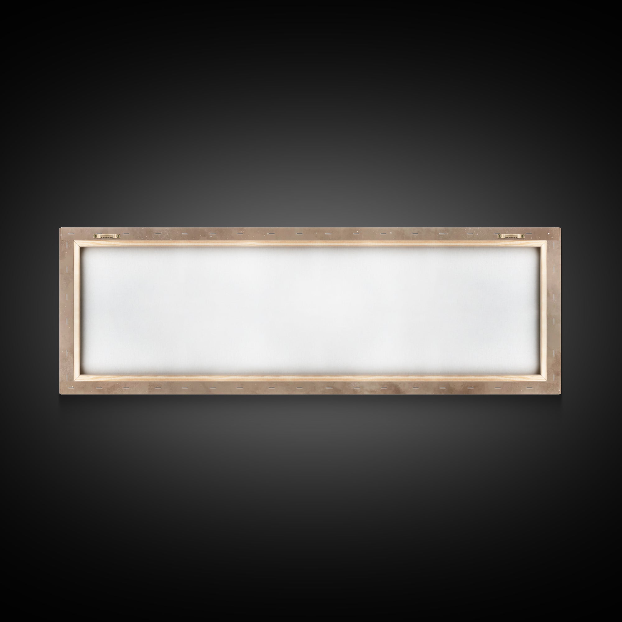 Silent Manger Light, Framed Canvas Print, Christian Christmas Art, Panoramic Art, Christian Wall Art, Christmas Canvas Wall Art, Christian