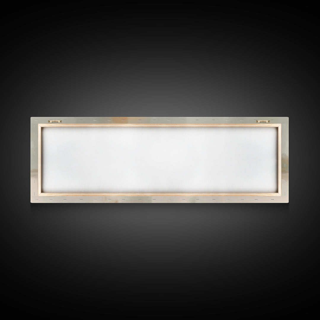 Humble Nativity | Framed Canvas Print | Christian Wall Art | Panoramic Print | Christmas Art | Jesus Christmas Art | Christian Art Print