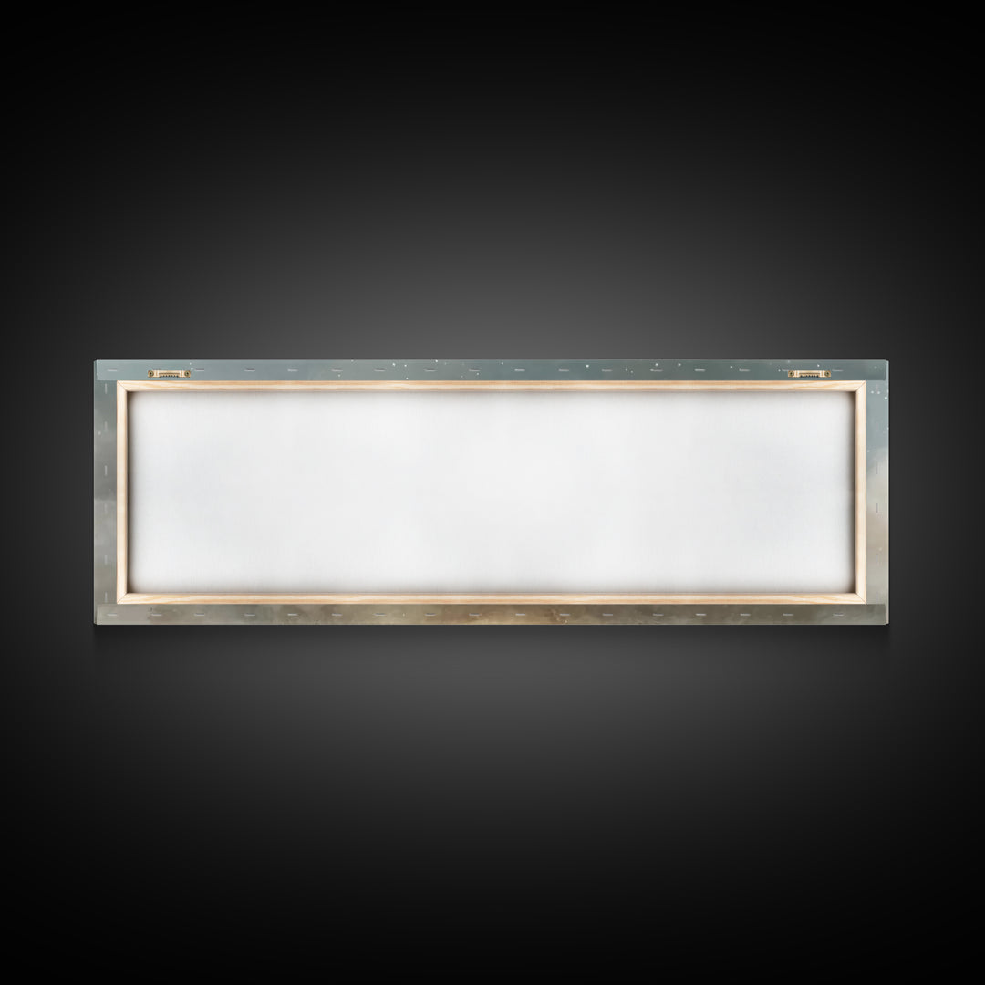 Manger Serenity, Framed Canvas Print, Christmas Art, Panoramic Wall Art, Christian Art Canvas, Christian Christmas Decor, Christian Paintin