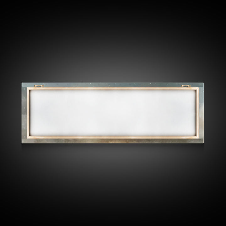 Manger Serenity, Framed Canvas Print, Christmas Art, Panoramic Wall Art, Christian Art Canvas, Christian Christmas Decor, Christian Paintin