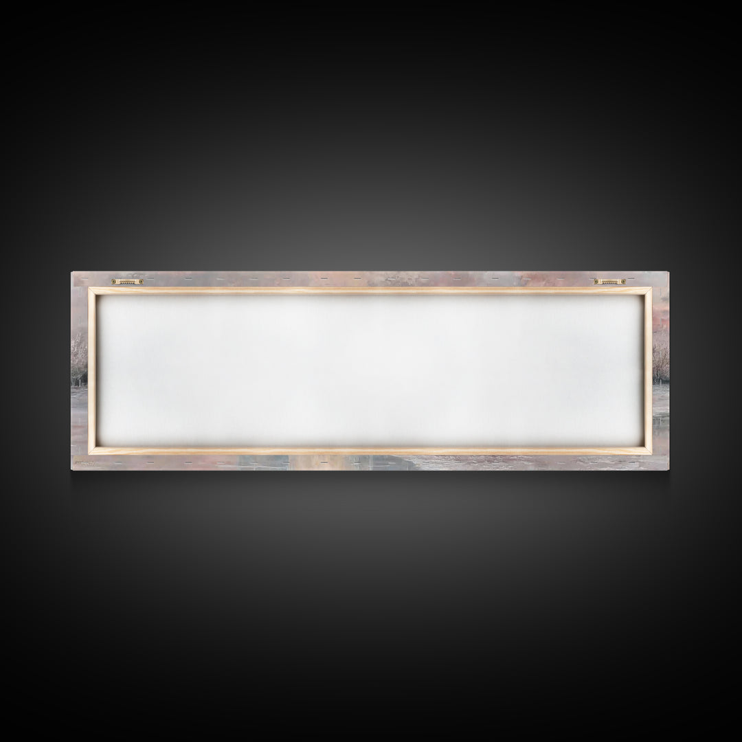 Radiant Birth Sky, Framed Canvas Print, Panoramic Art, Christian Christmas Art, Christian Wall Art, Christmas Art Prints, Christian Art Can