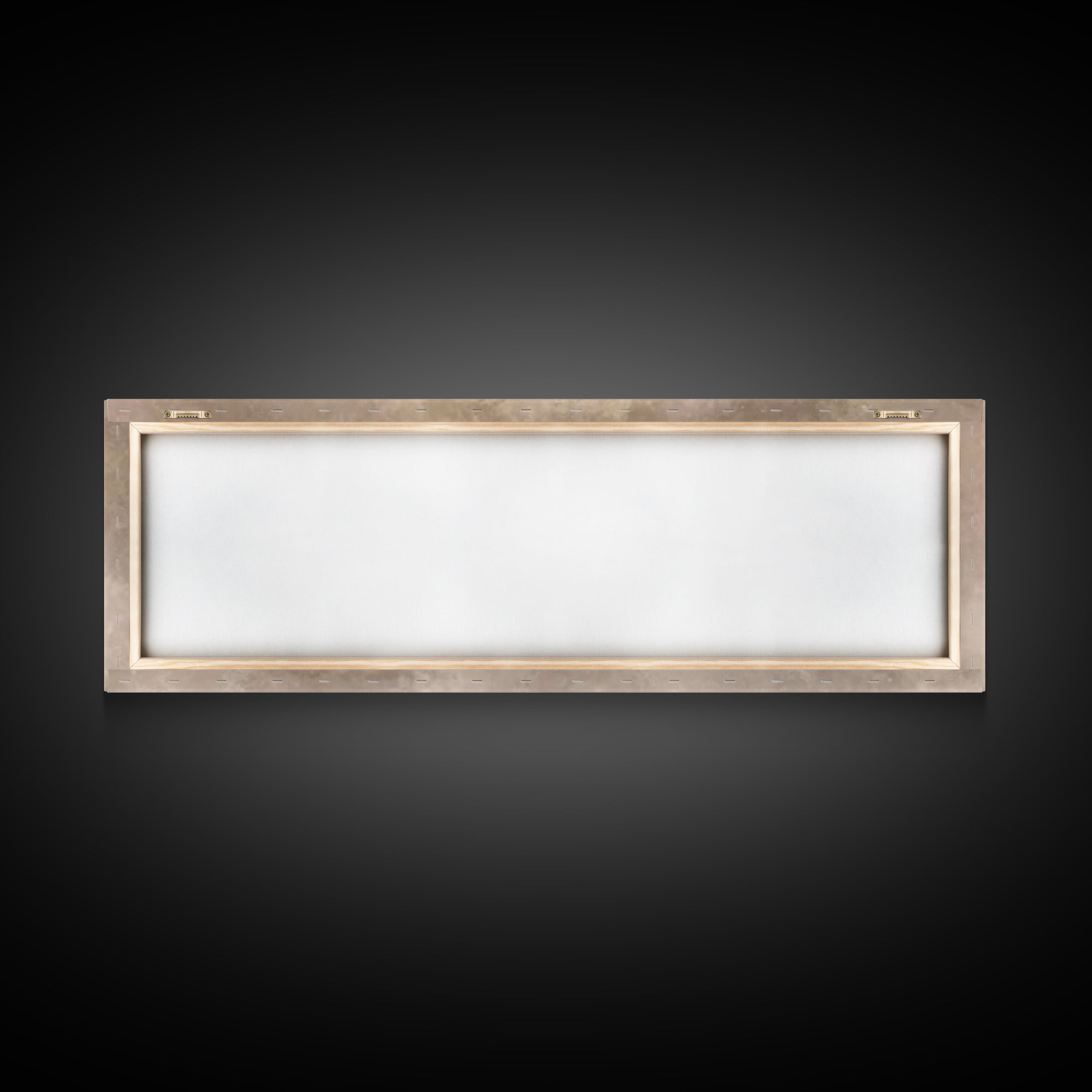 Misty Ancient Stones | Framed Canvas Print | Christian Art | Christian Painting | Minimalist Christian Art | Panoramic Art | Christian Wall