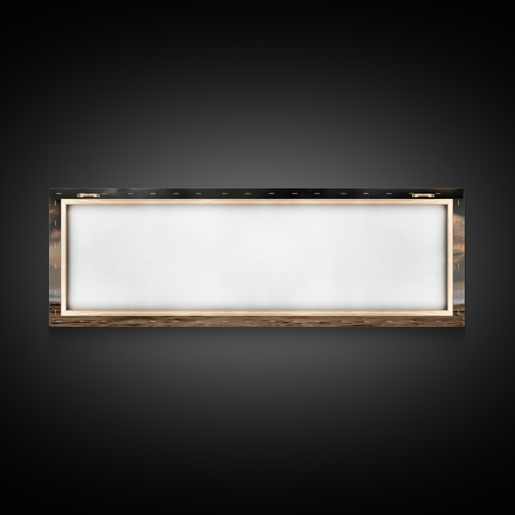 Sandy Nativity Horizon – Framed Canvas Print – Christian Christmas Art – Christian Art Canvas – Jesus Wall Art – Panoramic Art – Christian