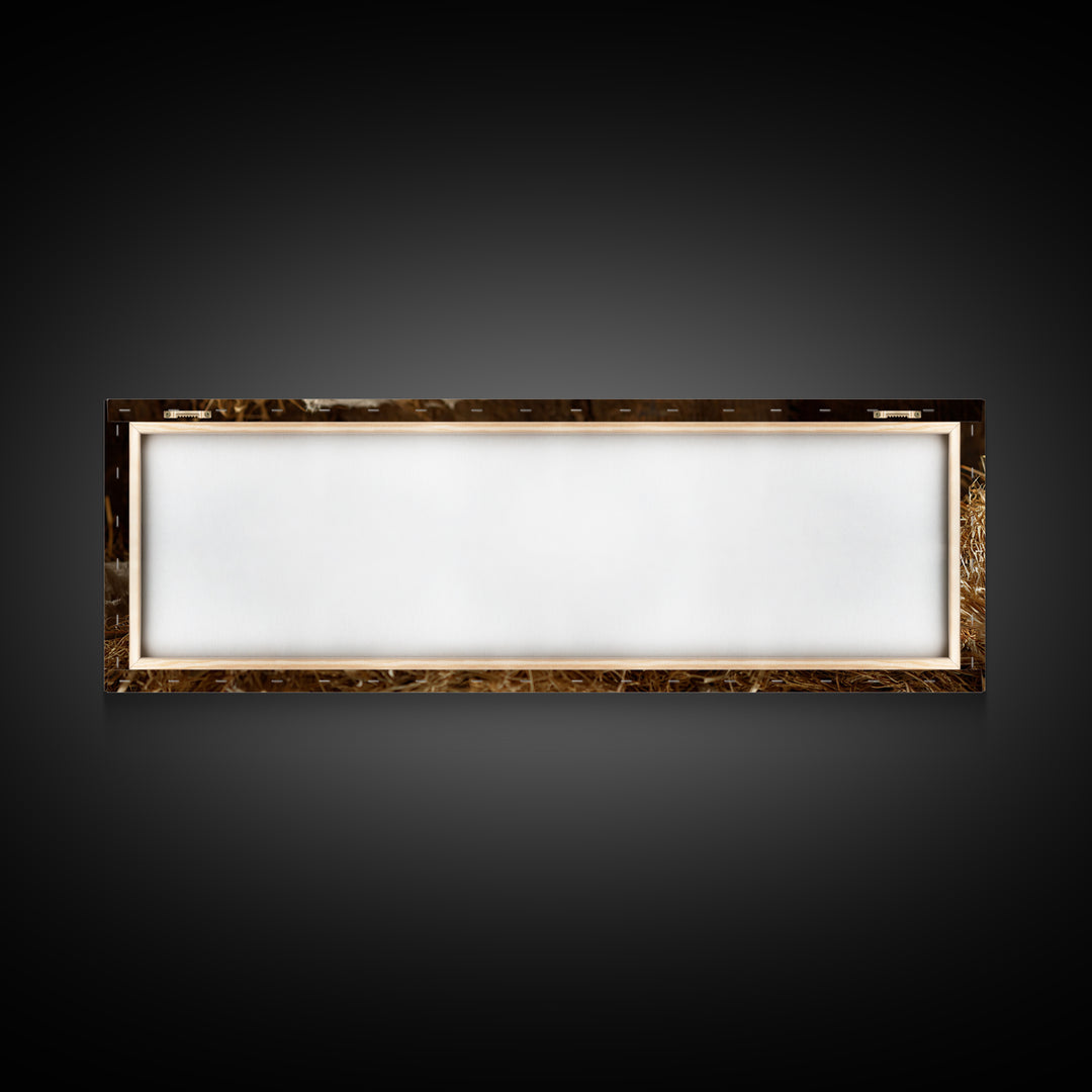 Soft Bethlehem Calm | Framed Canvas Print | Panoramic Painting | Christian Christmas Art | Christian Art Canvas | Christian Wall Art | Jesu