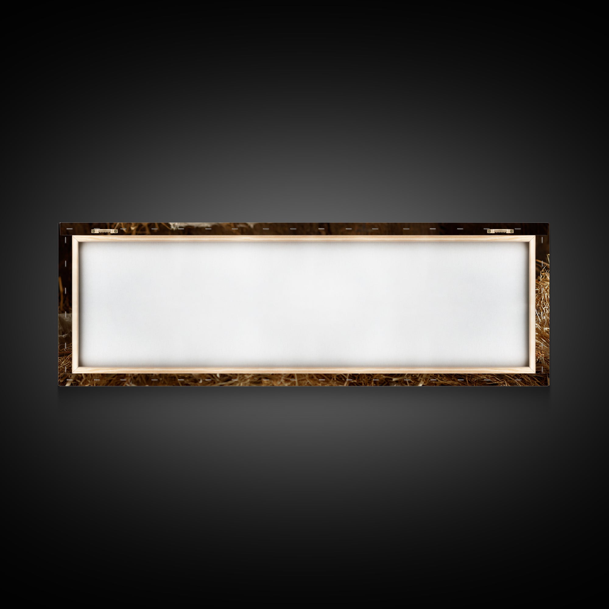 Soft Bethlehem Calm | Framed Canvas Print | Panoramic Painting | Christian Christmas Art | Christian Art Canvas | Christian Wall Art | Jesu