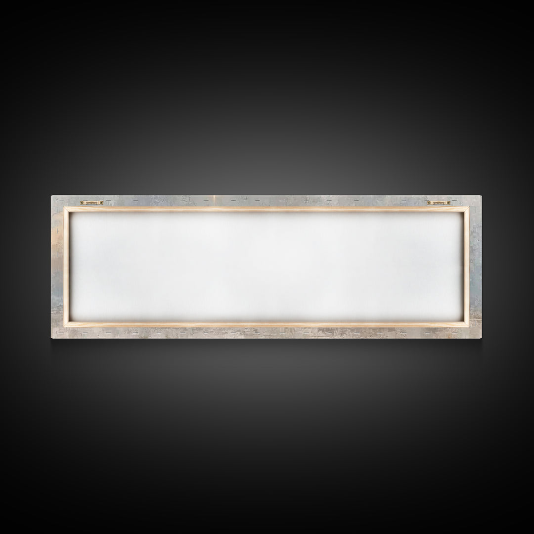 Guiding Star Haven, Framed Canvas Print, Christian Wall Art, Panoramic Art, Christian Art Canvas, Christmas Wall Art, Jesus Painting