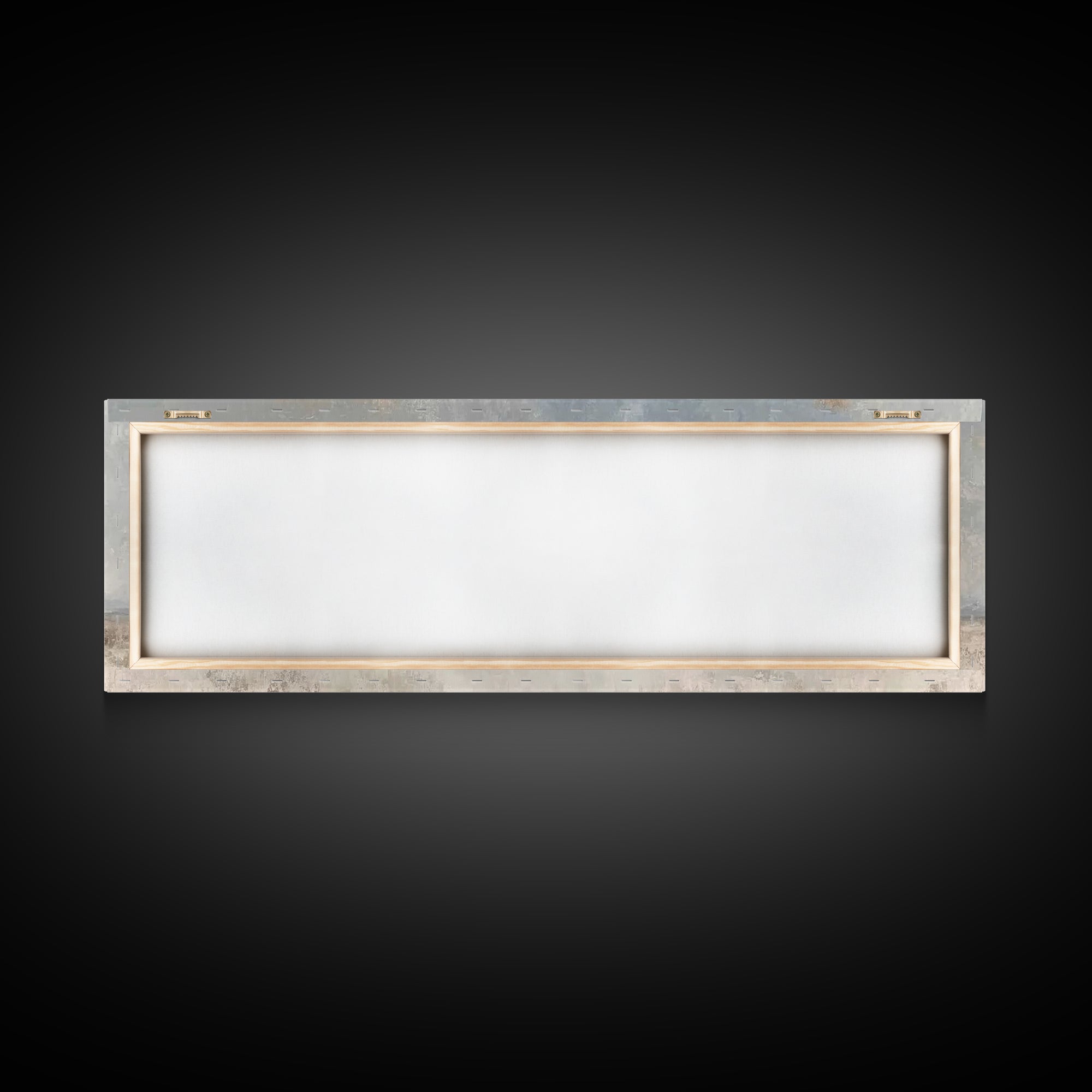 Silent Stable Light – Framed Canvas Print – Christian Art Canvas – Panoramic Wall Art – Christmas Art – Christian Wall Art – Jesus Painting